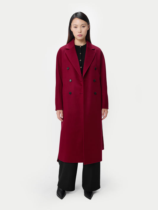 Women’s Double-Breasted Cashmere Coat