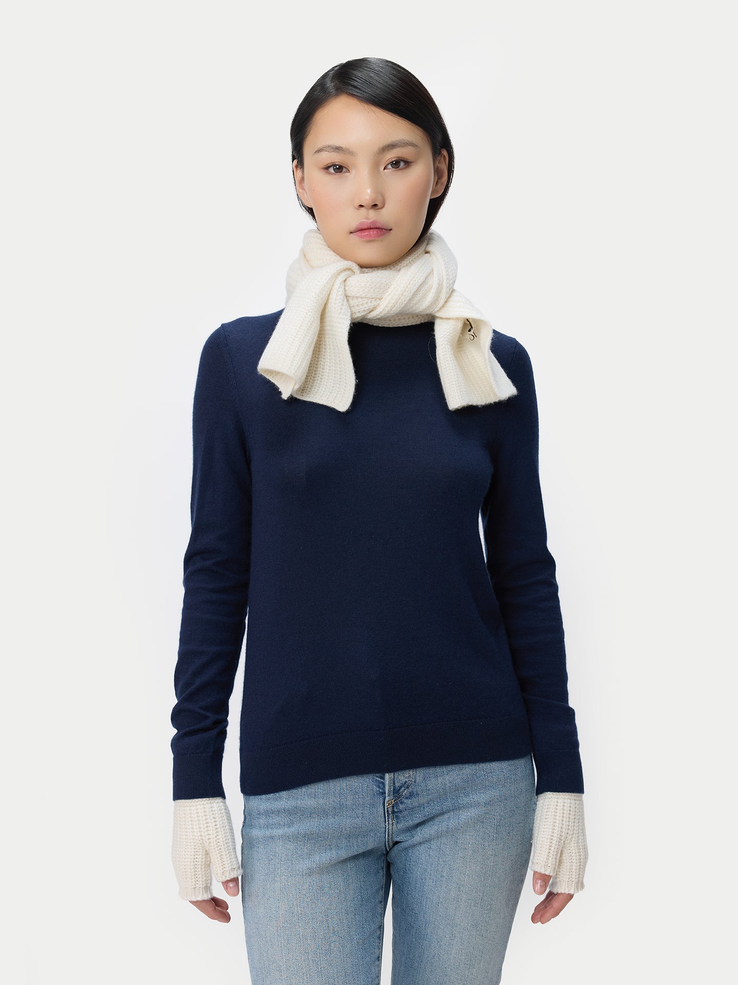 Women C-Neck  Cashmere Jumper