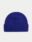 Unisex Cashmere Rib Knit Hat Nautical Blue - Gobi Cashmere #color_violet-blue