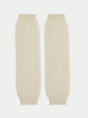 Unisex Cashmere Wrist Warmer Off White - Gobi Cashmere #color_off-white