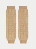 Unisex Cashmere Leg Warmer Taupe - Gobi Cashmere #color_beige