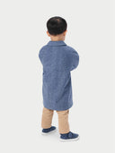 Kids’ Cashmere Sewn Coat in English Manor | GOBI UK