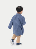 Kids’ Cashmere Sewn Coat in English Manor | GOBI UK