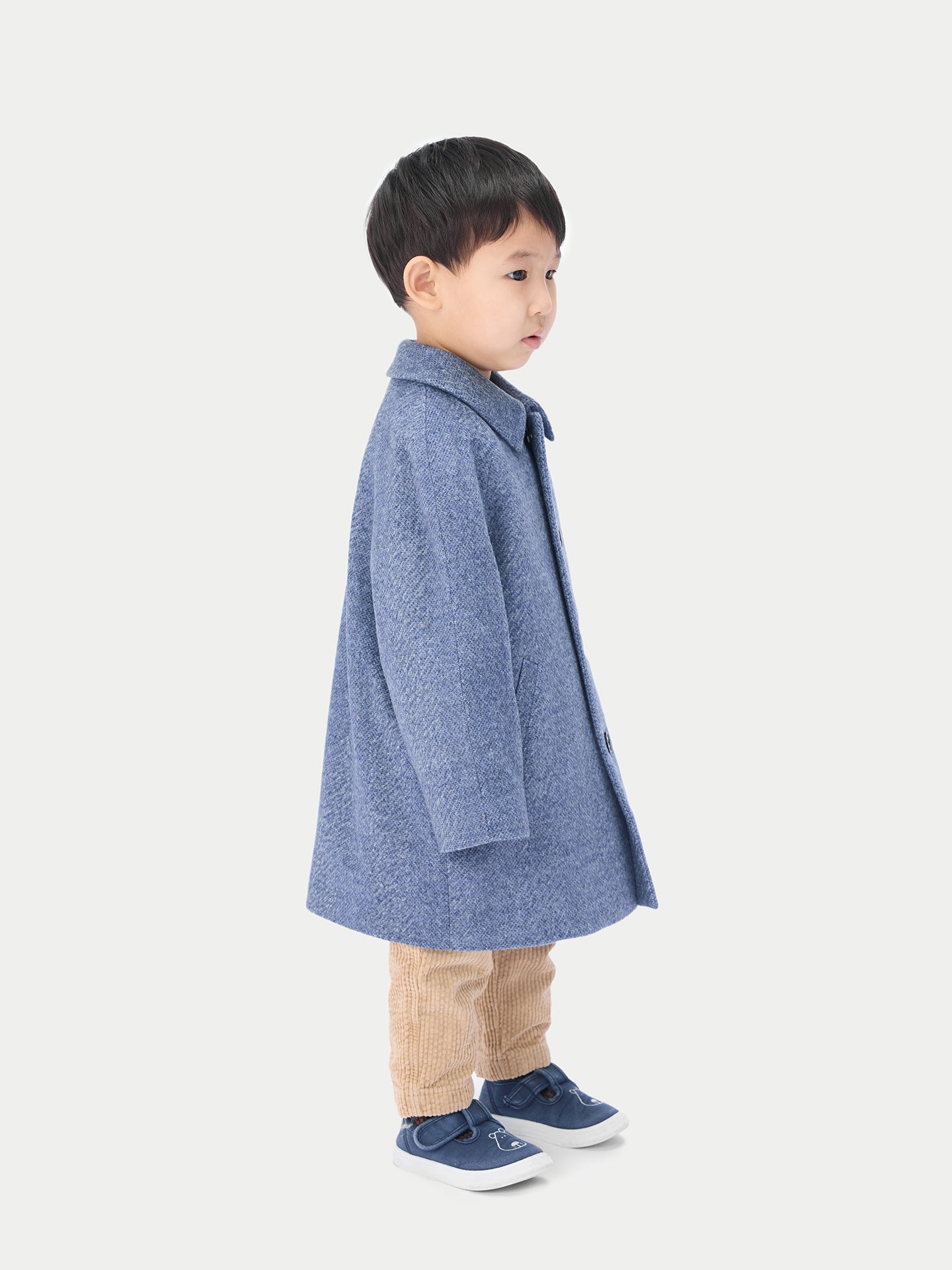 Kids Cashmere Sewn Coat