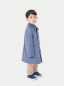 Kids’ Cashmere Sewn Coat in English Manor | GOBI UK