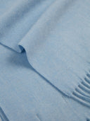 Unisex Cashmere Oversized Woven Scarf Light Blue - Gobi Cashmere #color_muted-blue