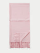 Unisex Cashmere Oversized Woven Scarf Almond Blossom - Gobi Cashmere #color_pink