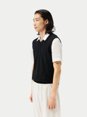 Men’s Cashmere Vest in Black | GOBI Cashmere UK #color_black