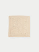 Unisex Cashmere Knitted Pillow Cover Off White - Gobi Cashmere #color_off-white
