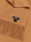 Cashmere Large Blanket With Fringe Almond - Gobi Cashmere #color_golden-brown