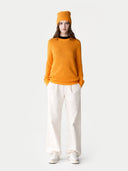 £99 Cashmere Hat & Jumper Set Apricot - Gobi Cashmere