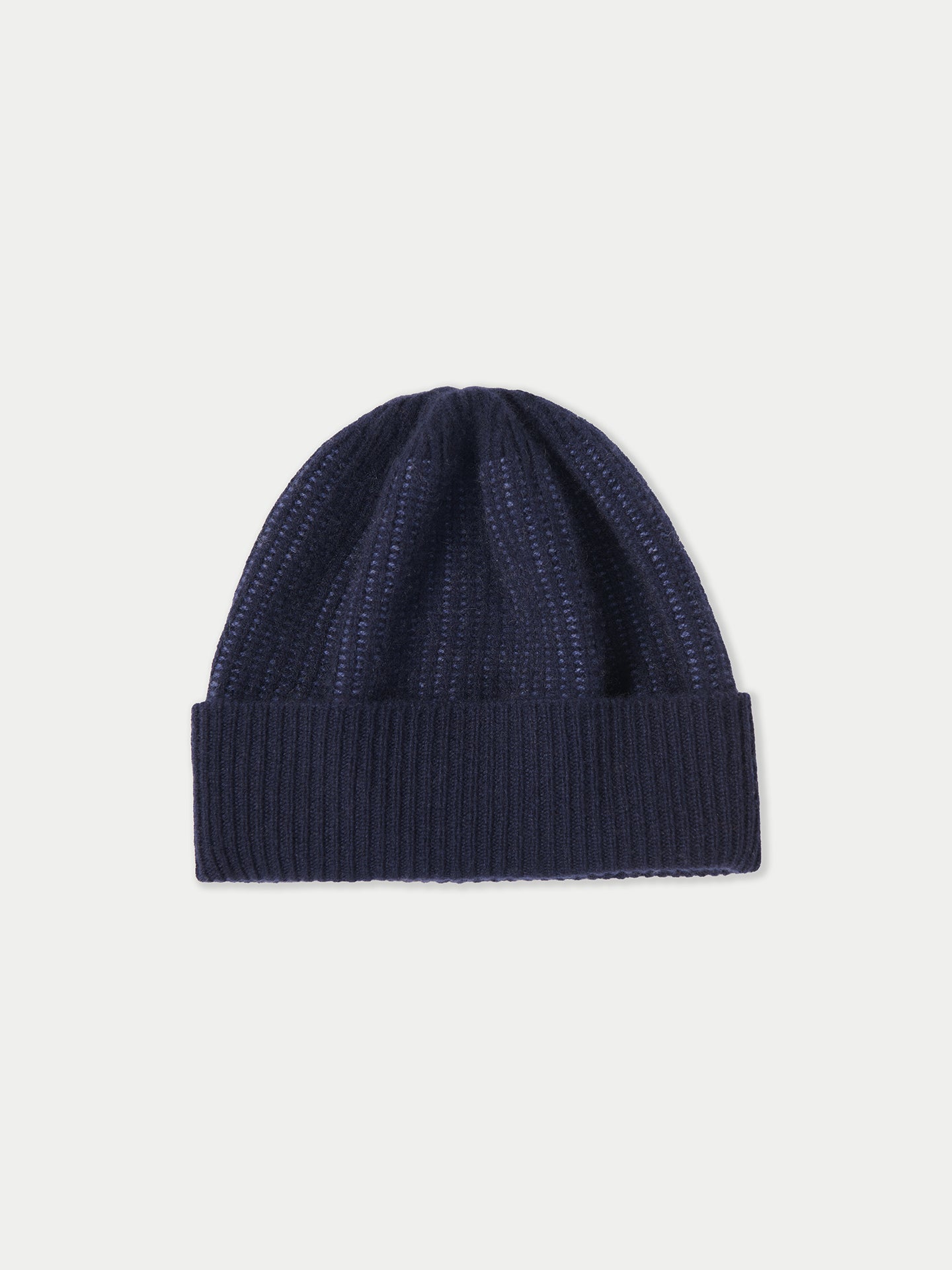 Cashmere Ribbed Knit Hat