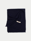 Cashmere Jersey Knit scarf Navy Blazer - Gobi Cashmere #color_navy