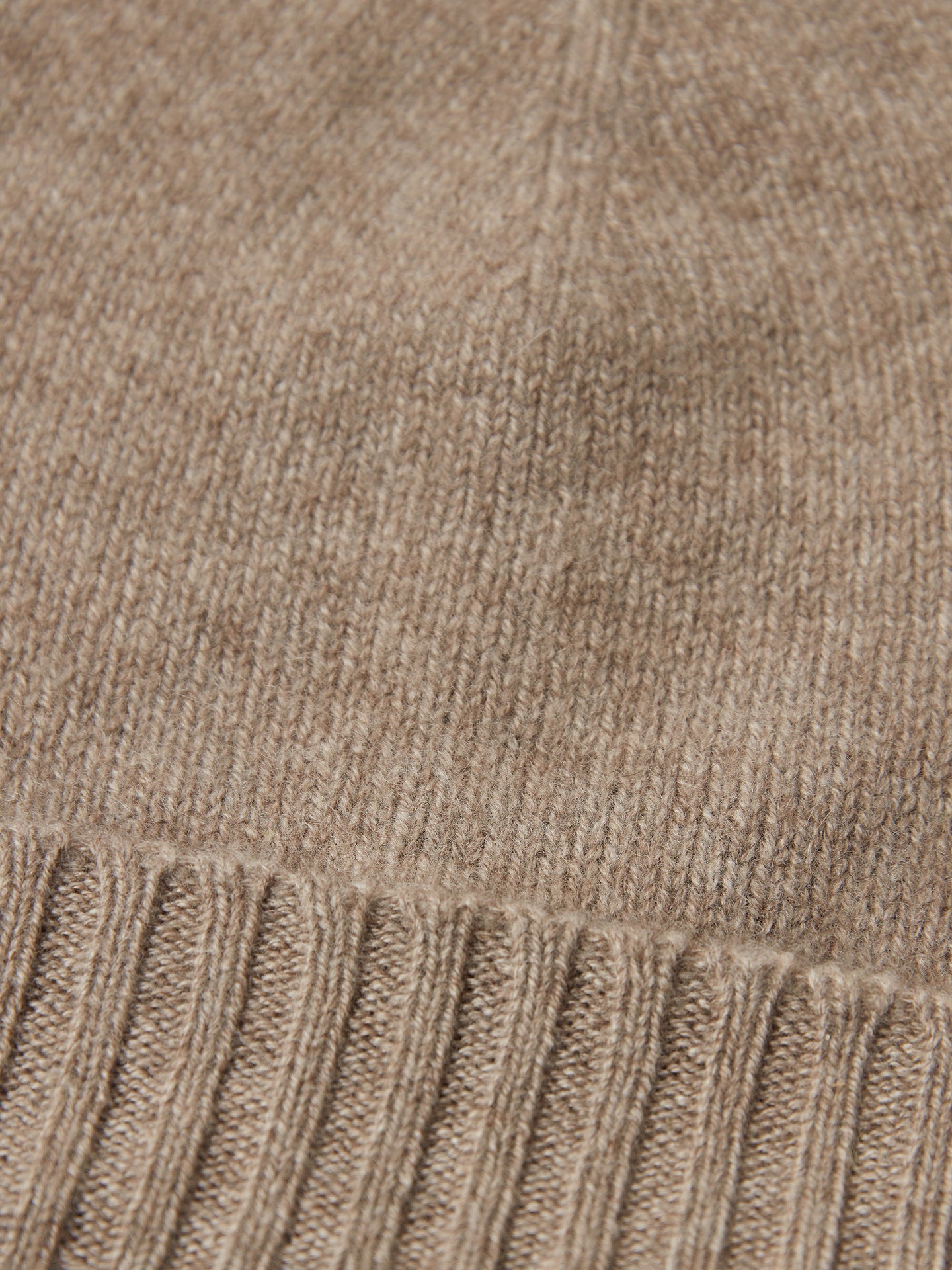 Kids Organic Cashmere Beanie Taupe - Gobi Cashmere