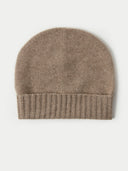Kids Organic Cashmere Beanie Taupe - Gobi Cashmere #color_taupe