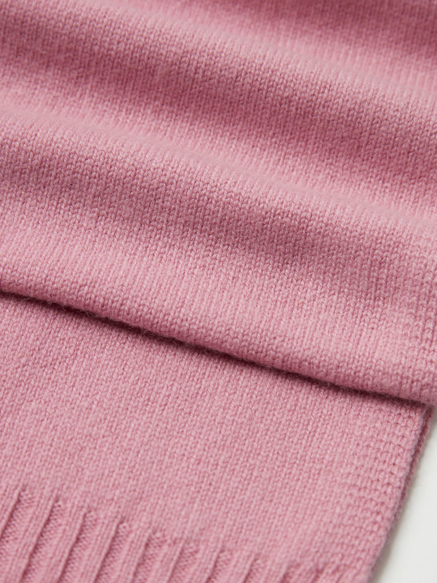 Unisex Cashmere Kids Knitted Scarf Pink - Gobi Cashmere