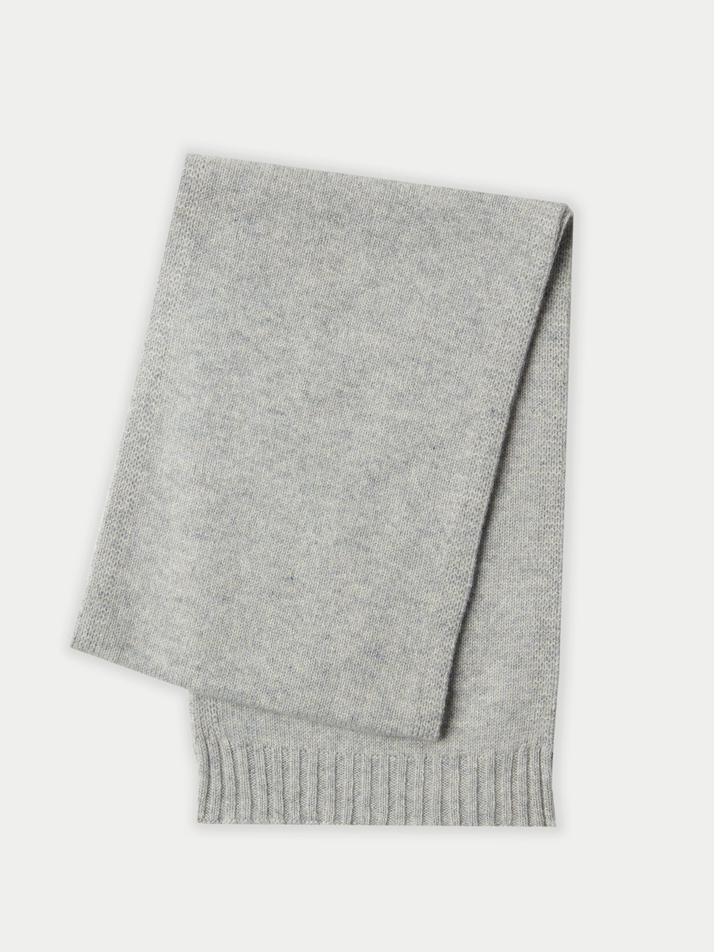 Unisex Cashmere Kids Knitted Scarf Blue Dawn - Gobi Cashmere