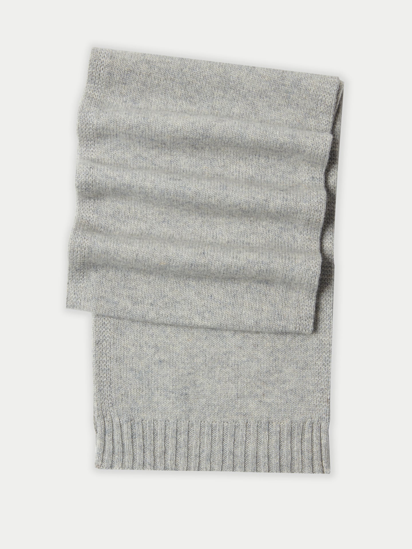 Unisex Cashmere Kids Knitted Scarf Blue Dawn - Gobi Cashmere