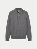 Timeless Cashmere Polo Jumper Dim Gray - Gobi Cashmere