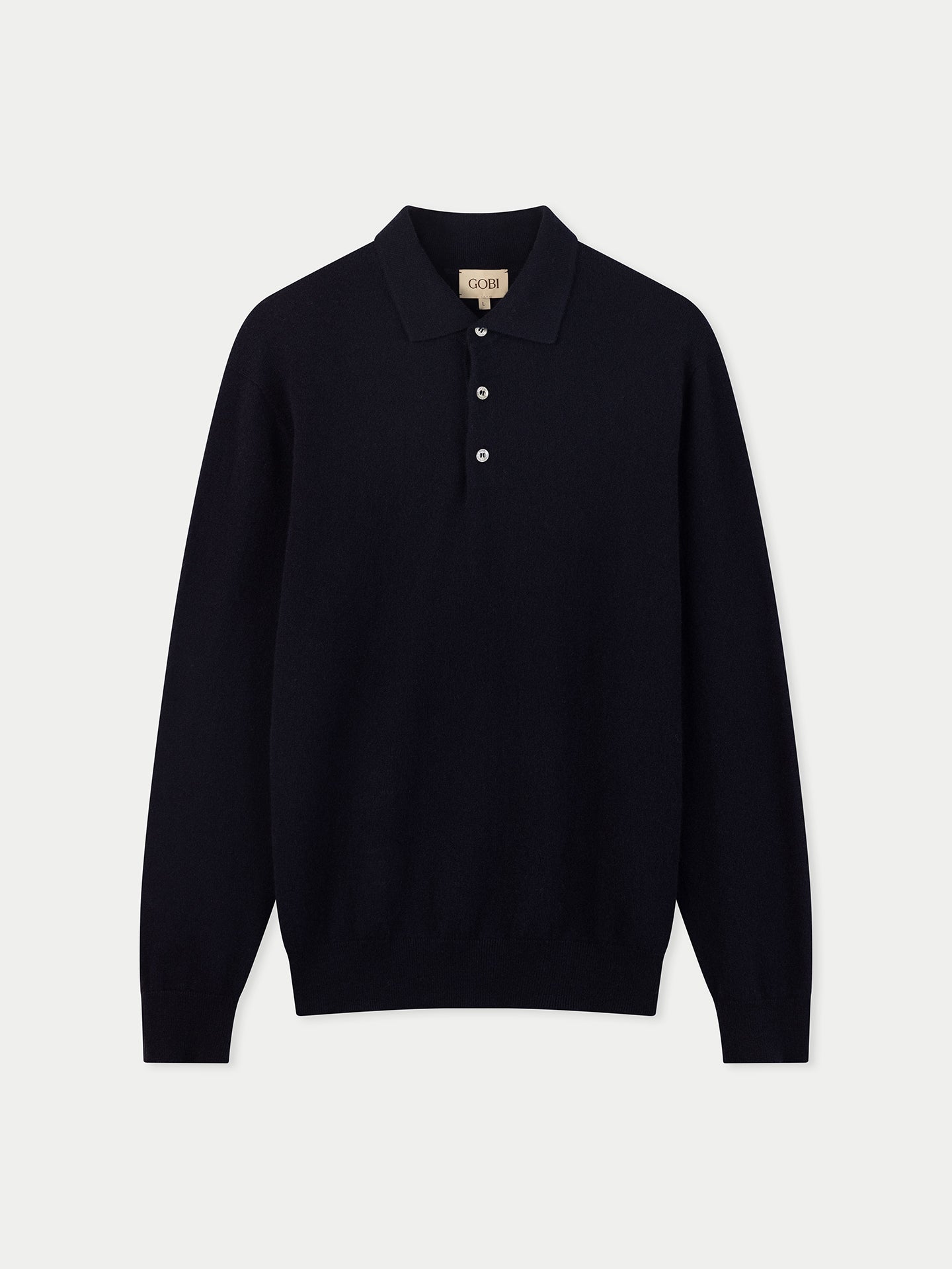 Timeless Cashmere Polo Jumper