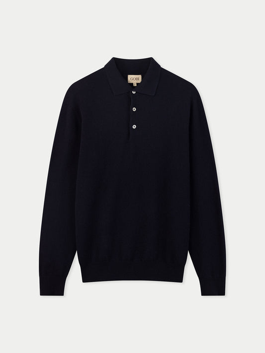 Timeless Cashmere Polo Jumper