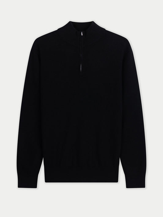 Timeless Half-Zip Cashmere Jumper