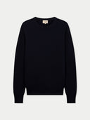 Timeless Crewneck Cashmere Jumper Navy Blazer - Gobi Cashmere
