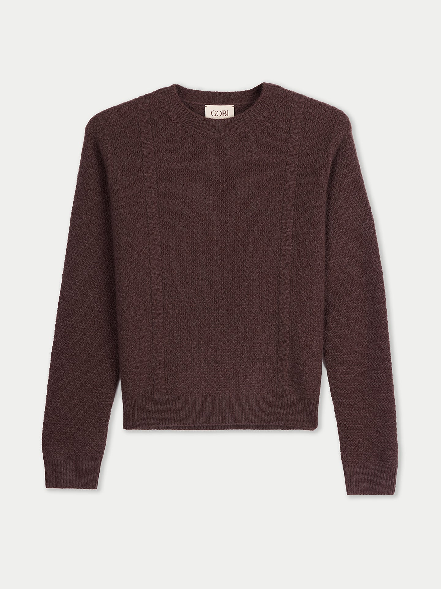 Cropped Crewneck Cashmere Jumper