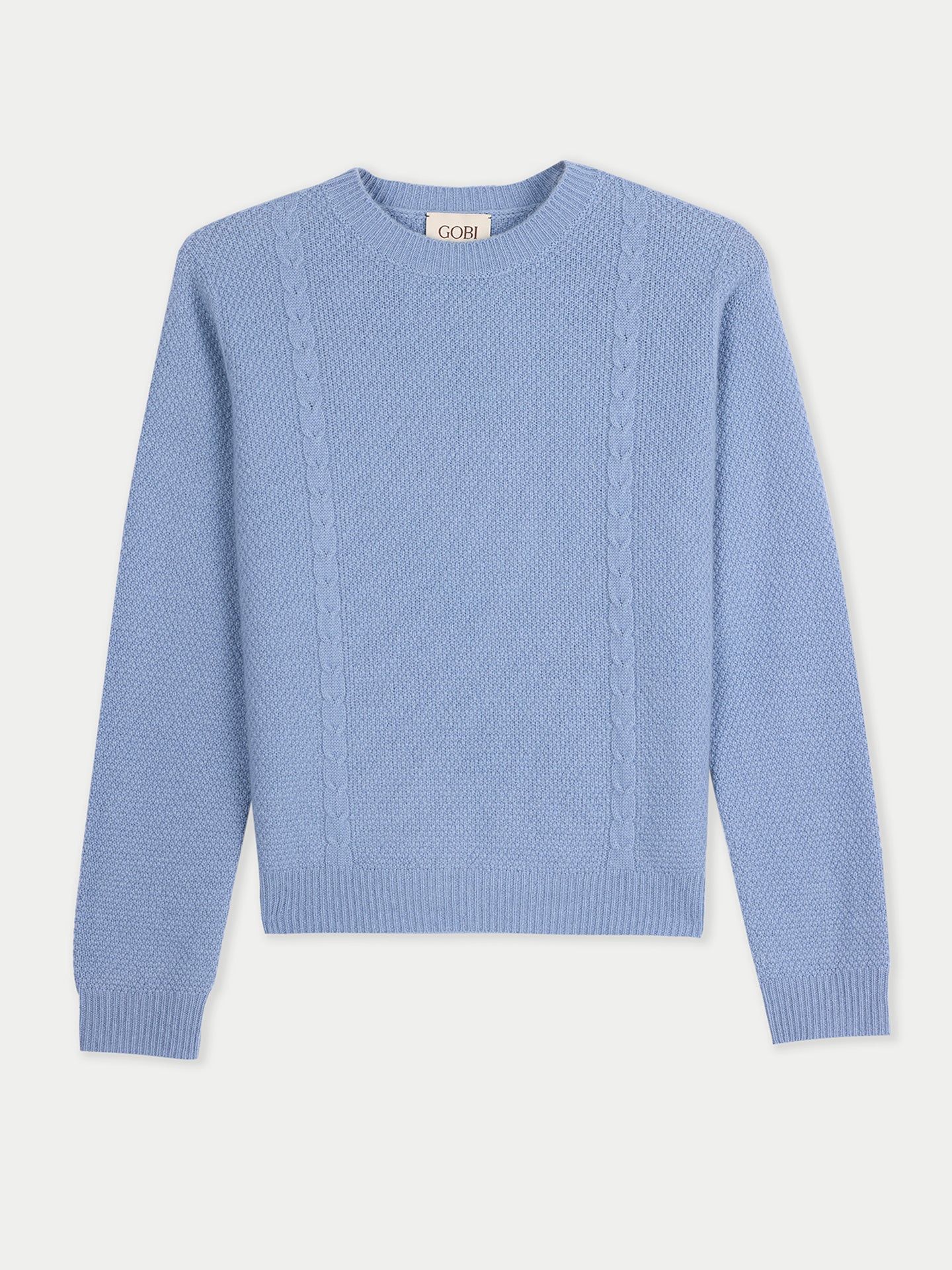 Cropped Crewneck Cashmere Jumper