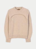 Cashmere Crewneck Twin Set Gray | GOBI UK