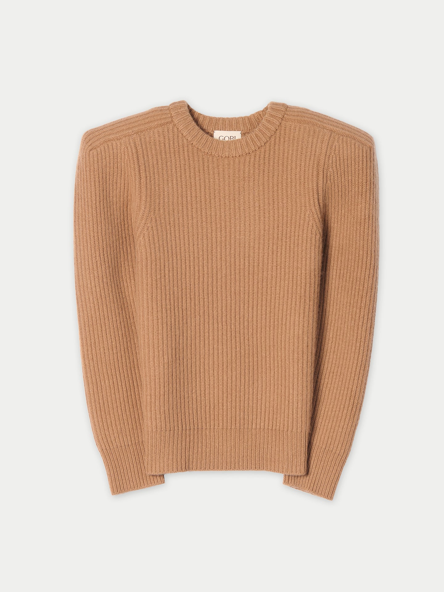 Sculpted-Shoulder Cashmere Jumper