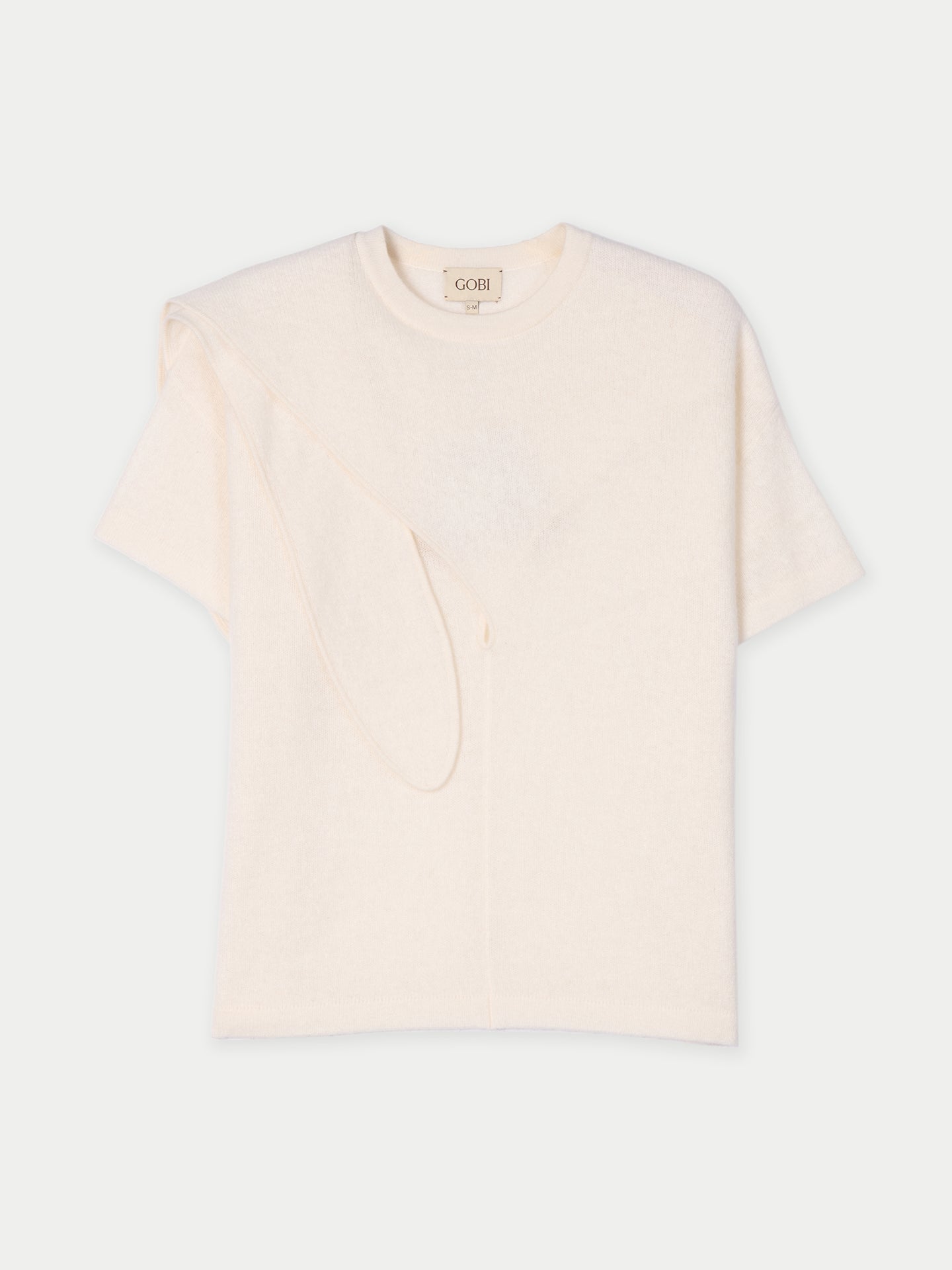 Bow-Tie Cashmere T-shirt