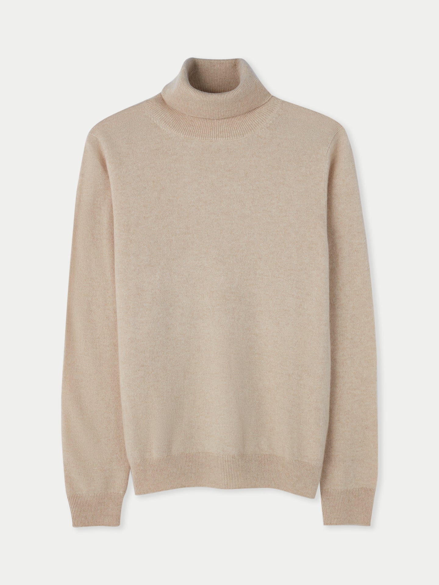 Organic Colour Essential Cashmere Turtleneck Sweater