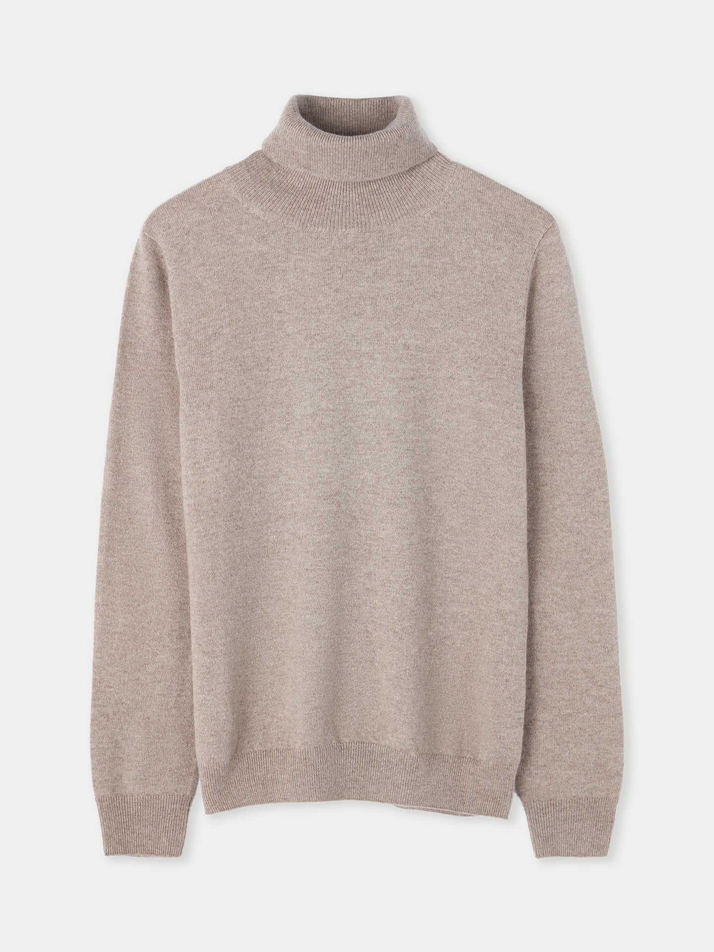 Organic Colour Essential Cashmere Turtleneck Sweater