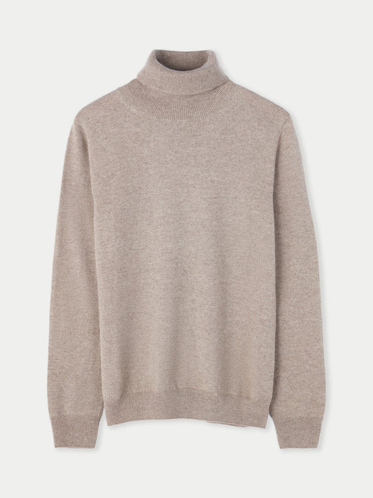 Organic Colour Essential Cashmere Turtleneck Sweater