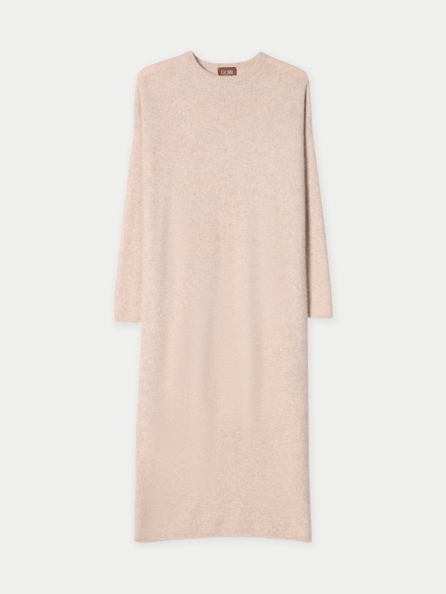 Organic Colour Long Cashmere Jumper Dress