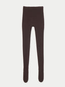 High-Rise Cashmere Knit Tights | GOBI UK #color_mole