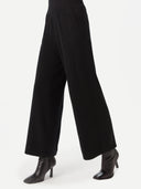 Wide-Leg Cashmere Trousers Black - Gobi Cashmere #color_black