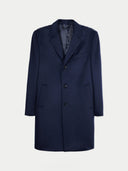 Men’s Cashmere Coat with Notched Lapels | GOBI UK #color_navy-blazer