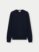 Essential Crewneck Cashmere Jumper Total Eclipse - Gobi Cashmere