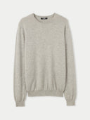 Men’s Basic Cashmere Crew Neck Jumper Dawn Blue | GOBI UK #color_dawn-blue