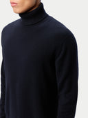 Timeless Turtleneck Cashmere Jumper Navy Blazer - Gobi Cashmere