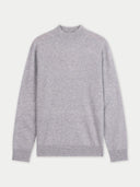 Timeless Mock Neck Cashmere Jumper High Rise - Gobi Cashmere