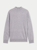 Timeless Mock Neck Cashmere Jumper High Rise - Gobi Cashmere #color_high-rise