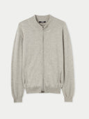 Men's Cashmere Full Zip Cardigan Dawn Blue - Gobi Cashmere #color_dawn-blue