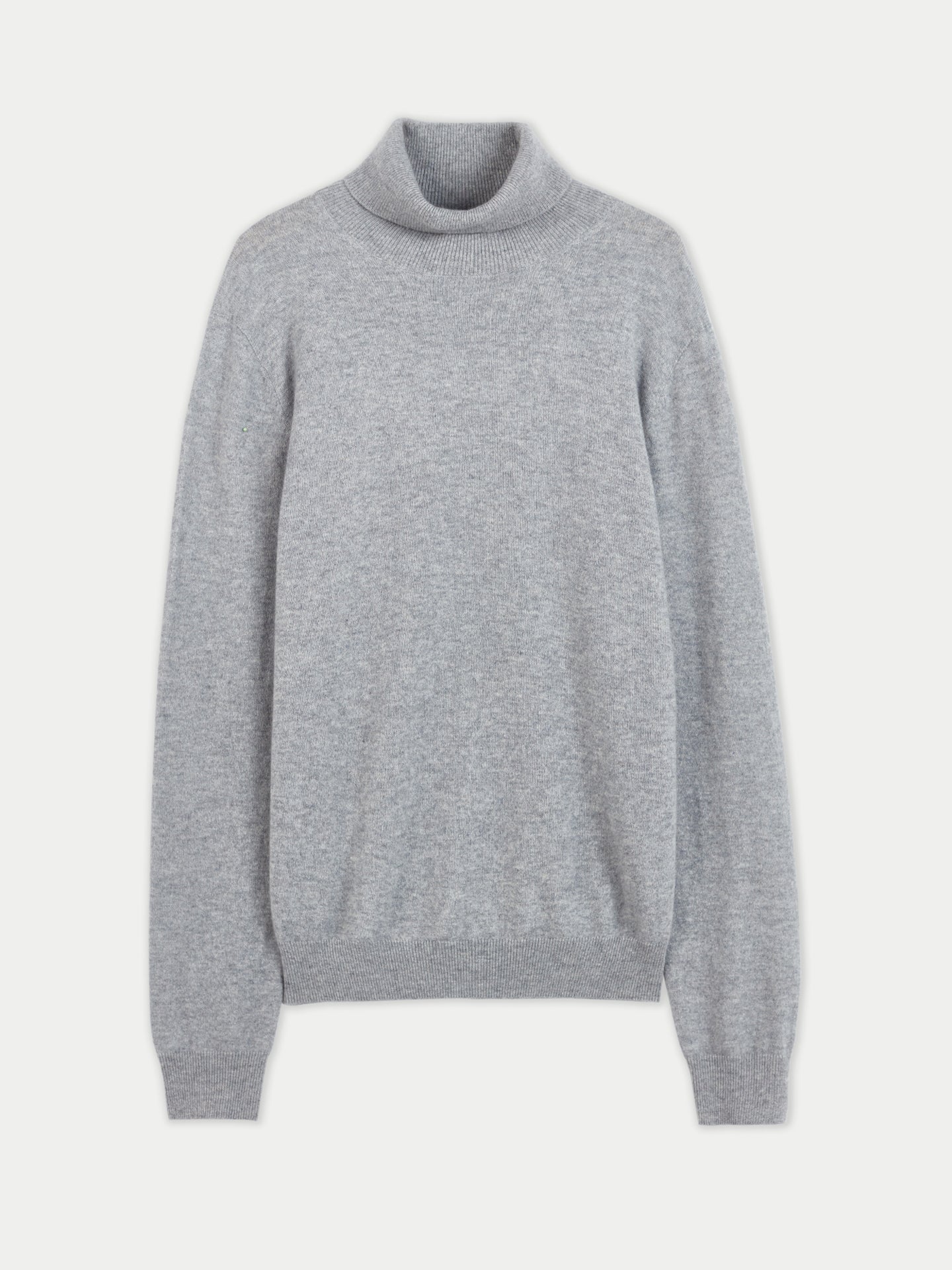 Men's Cashmere Turtle Neck Sweater Gray - Gobi Cashmere