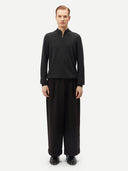 Men's Cashmere Half Zip Sweater Grey - Gobi Cashmere #color_charcoal