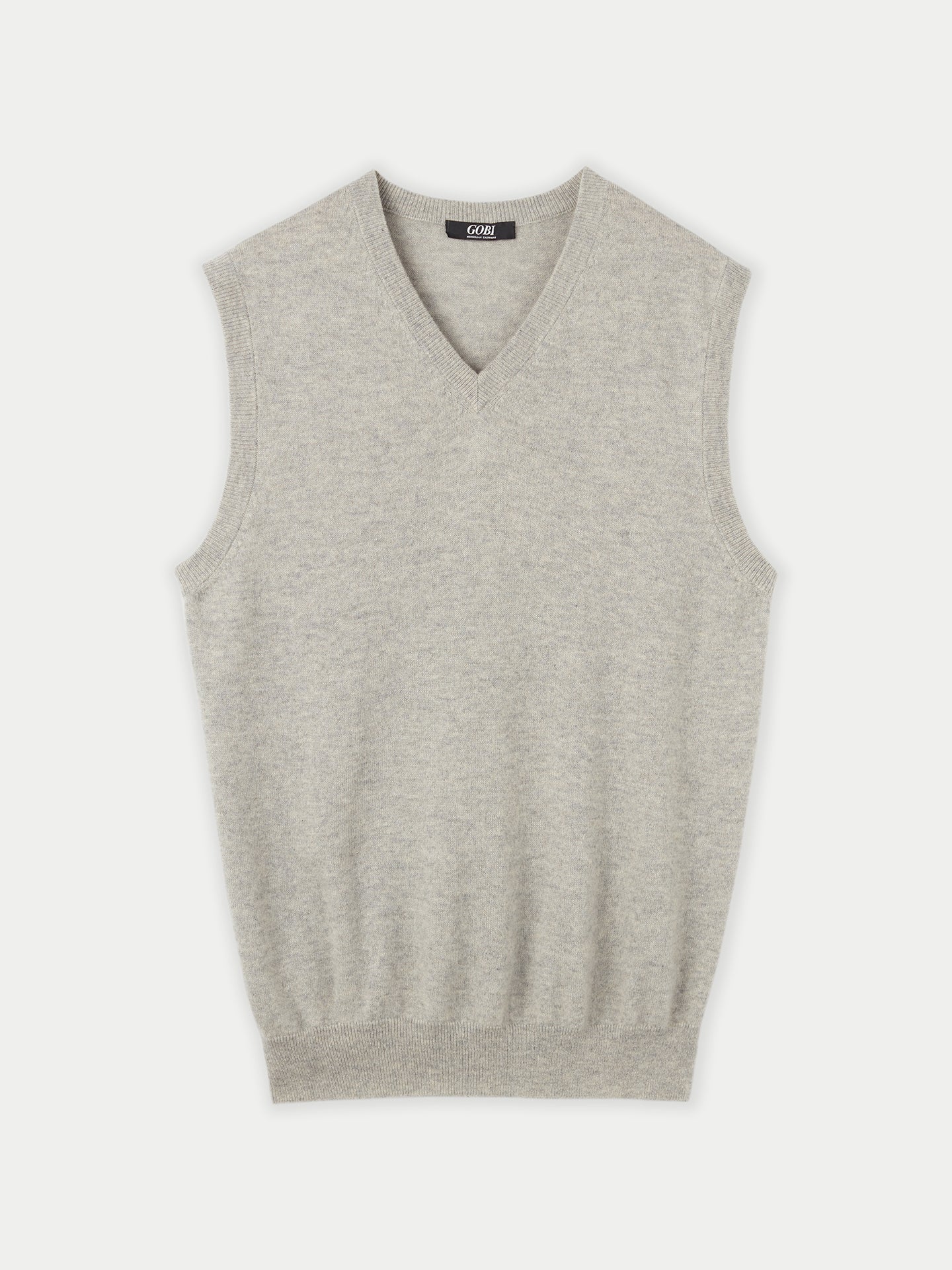 Men's Cashmere Vest Dawn Blue - Gobi Cashmere