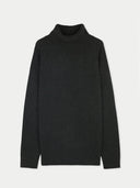 Men's Cashmere Turtleneck Charcoal - Gobi Cashmere