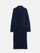 Men's Cashmere Robe Navy - Gobi Cashmere #color_navy